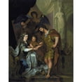 thumbnail image 2 of Arnold Houbraken 20x24 Black Ornate Framed Double Matted Museum Art Print Titled: The Wedding of Alexander and Roxana (1678 - 1681), 2 of 5
