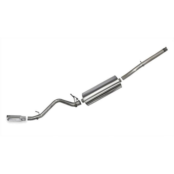 Corsa Sport Cat Back Single Side Exhaust Exit For 14-16 Chevy Silverado Crew Cab/Short Bed 1500 5.3L V8 - 24873