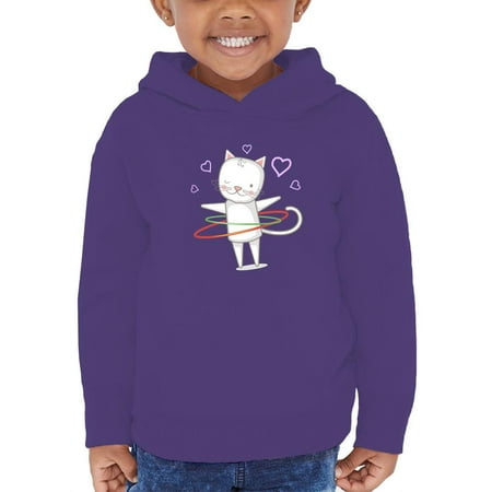 

Lovely Kitten W Hula Hoops Hoodie Toddler -Image by Shutterstock 5 Toddler