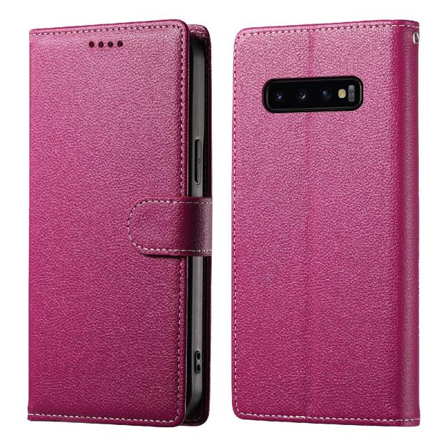 Funda para FOXDOCK Samsung Galaxy S10 Plus– Cuero Premium, 3 ranuras para tarjetas, Protección contra impactos
