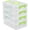 green, variant on Stack Carry Storage Box With Handle, Transparent Stackable Storage Bin With Handle Lid Latching Storage Container for School & Office Supplies