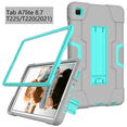thumbnail image 3 of For Galaxy Tab A7 Lite 8.7 Case, Heavy Duty Rugged Full Body Hybrid Shock Resistant Drop Case For Samsung Galaxy Tab A7 Lite 8.7 2021 Model SM-T220/SM-T225(Grey), 3 of 4