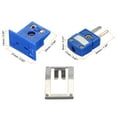 thumbnail image 2 of Conector macho de cable de termopar tipo T Uxcell con socket de montaje en panel 220°C (428°F) para sensor de termopar 3 conjuntos, 2 of 6