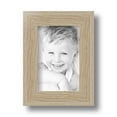 thumbnail image 2 of ArtToFrames 4x6" Natural Oak Picture Frame, Brown MDF Poster Frame, with Regular Glass and Foam Backing 3/16 inch (FBPL-4299), 2 of 8