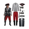 thumbnail image 1 of Disfraz de pirata Spooktacular Creations Captain Hook para hombre, 1 of 8