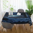 thumbnail image 3 of Yayeee Tablecloths 54" x 72" Rectangle Wrinkle Resistant Party Table Cover, Window Earth, 3 of 8