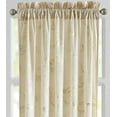 thumbnail image 4 of WARM HOME DESIGNS Beige Set of 2 Printed Velvet French Door Curtains 50 x 72 with 2 Tie-Backs. IFD Beige 50x72, 4 of 4