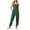 Army Green, variant on Womens Strapless Tube Top Harem Jumpsuits High Waisted Joggers Soft Knit Ruched Casual Romper Long Pants