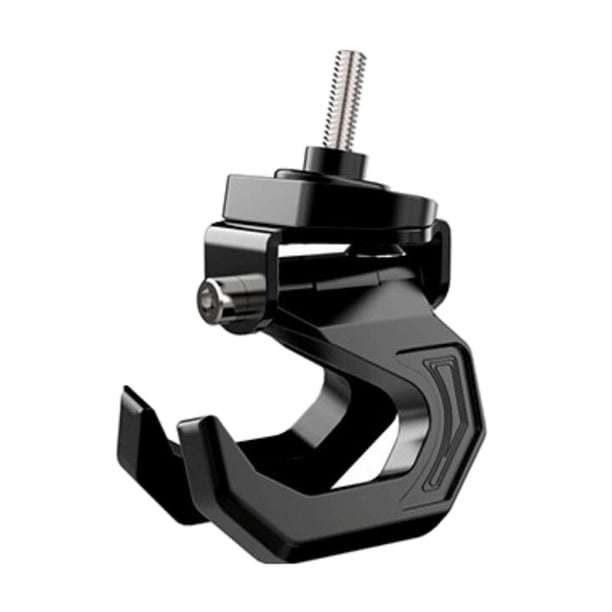 Gancho para casco de motocicleta o scooter de aleación, colgador de botellas con tornillo, elegante Negro