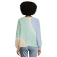 thumbnail image 3 of Time and Tru Women's Tie Dye Sweatshirt, 3 of 5