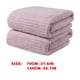 thumbnail image 3 of Xihbxyly La mejor oferta Toalla de terciopelo coral para uso diario en casa para adultos, toalla absorbente para cabello seco que no deja pelo, toalla de playa con estampado de tiras, toalla de baño, 3 of 6