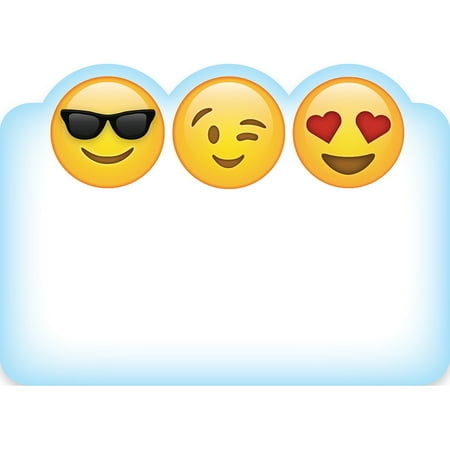 Creative Teaching Press Incentive, Stickers Emoji Fun Labels/Name Tags, Ctp 4238 with