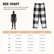 thumbnail image 3 of Balery White And Black Plaid Pantalones de pijama para mujer, pijamas ultraligeros, pantalones de estar por casa-Medium, 3 of 6