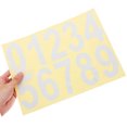 thumbnail image 3 of Tineasur 5Pcs Reflective House Number Stickers Silver Self Adhesive for Outside Mailbox and Address Signs, 3 of 6