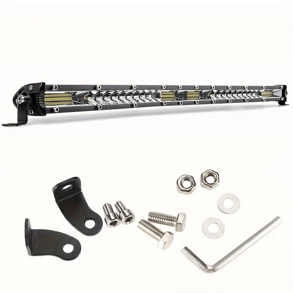 20 Inch Slim LED Light Bar Flood Spot Combo Running Light Off Road Lights for Trucks Tractor ATV SUV And Boat