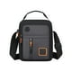 thumbnail image 2 of Bolso de hombro cruzado para hombres y mujeres | Bolso de mano multiusos de gran capacidad - Correa ajustable, cuero, compartimentos múltiples, uso en viajes/trabajo/exteriores, 9.45x7.87x2.36in, 2 of 6