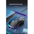 thumbnail image 7 of Onikuma Cw917 Wired Gaming Mouse 6 Levels Adjustable 6400 Dpi 7 Programmable Buttons 7 Rgb Lighting Modes Ergonomic Mice for Pc, 7 of 7