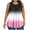 Pink1, variant on fatyb Womens Plus Size Tank Tops Fashion Sleeveless T Shirts Loose Crew Neck Casual Summer Blouses