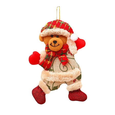 

Elk Santa Dolls Christmas Pendants Merry Christmas Pendants Hanging Ornaments Xmas Party New Year Decorations