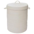 thumbnail image 1 of Simply Home Solid White 16x16x24 hamper w/ lid, 1 of 1