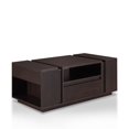 thumbnail image 1 of Furniture of America Parkinson Moderne Table Basse de Rangement en Bois en Espresso, 1 of 7
