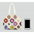 thumbnail image 6 of Kukuzhu women Woven Handbag Handmade Woven Bag Vacation Bag Retro Fashionable Shoulder Bag Girls Bag, 6 of 7