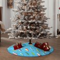 thumbnail image 4 of Fotbe Different Color Fishing Bait Pattern Christmas Tree Skirt, Tree Skirts Plush Christmas Decorations, Christmas Tree Skirts Xmas Decorations Holiday Party Decor-36", 4 of 6