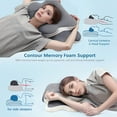 thumbnail image 3 of Poalid Orthopedic Cervical Pillow for Side Sleepers, Ergo Memory Foam Pillow for Neck Pain, Ergonomic Contour Support, Dual-Height Ergonomic Support For All Sleeping Positions, 3 of 8