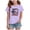 Tshirts-Purple, variant on kpoplk Girls Patriotic Kids Tops Independence Day Tshirts American Flag Graphic Tee Short Sleeve Shirt(Yellow,13-14 Y)