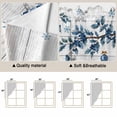 thumbnail image 5 of Blue Gnomes Christmas Swag Valances for Windows, Kitchen Window Curtains Over Sink, Xmas Ball Snowflake Gifts Botanical Wooden Window Treatment Curtains for Living Room/Bedroom 2 Panel Sets 36"x45", 5 of 8