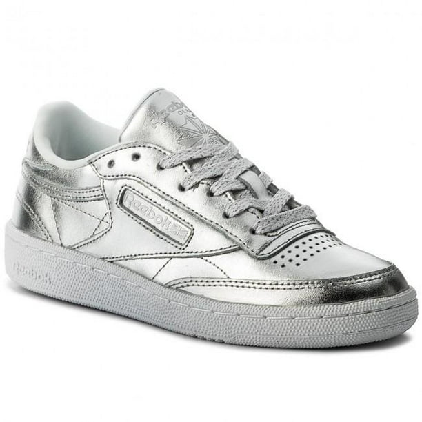 Reebok Oficial Reebok Club C Mujer Plata Tenis Reebok Club C 85