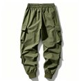 thumbnail image 3 of Men's Heavy Duty Cargo Pants Wear Resistant Multi Pocket Site Work Bottoms S-XL, 3 of 9