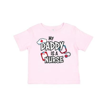 

Inktastic My Daddy is a Nurse Gift Toddler Boy or Toddler Girl T-Shirt