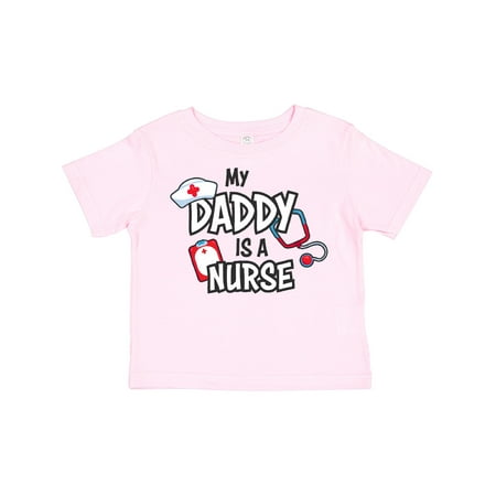 

Inktastic My Daddy is a Nurse Boys or Girls Toddler T-Shirt