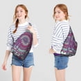 thumbnail image 2 of Mystic Mandala Sling Backpack - Exotic Floral Boho Design, Fashionable Anti-Theft Pack for Commuters, 2 of 4