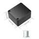 thumbnail image 2 of Carcasa eléctrica impermeable de 4 piezas derivada de la carcasa exterior, caja de conexiones electrónica impermeable IP65, caja de conexiones de conectores eléctricos -63x58x35mm, 2 of 5