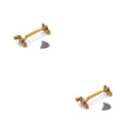 thumbnail image 4 of Tholdsy RC Car Steering Linking Turning Seat Modification Parts Reemplazo del kit de accesorios Reemplazo para A949 A959 K929 Golden dorado 2piezas Tholdsy CBP212212, 4 of 5