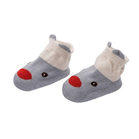 

Cartoon Pattern Baby Girls Boys Socks Infant Cotton Warm Anti Slip Floor Socks