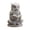 Grey, variant on KGJQ Meditation Owl Figurine 3D Printed Cute Reading Owl Statue Novelty Zen Yoga Animal Sculpture for Office Desktop Shelf Decor