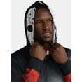 thumbnail image 2 of Friday the 13th, Men's & Big Men's Halloween Cosplay Hoodie, Jason Mask, Sizes S-3XL, 2 of 5
