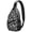 Black-108, variant on Summer Beach Sling Bag - Vibrant Boho Crossbody Bag with Mesh Pockets - Travel-Ready for Outdoor, Festivals, Vacation