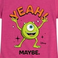 thumbnail image 3 of Monsters Inc. - Mike Yeah Maybe - Toddler & Youth Girls Short Sleeve Graphic T-Shirt, 3 of 5