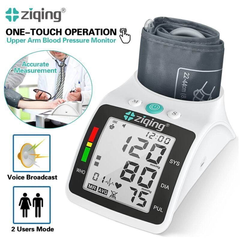 Ziqing Blood Pressure Machine, Extra Large Cuff 8.7''17.3'' Obesity
