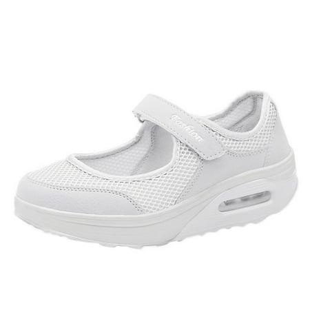 

PRINxy Women s Fashion Casual Breathable Lightweight Platform Shoes Sport Running Shoes