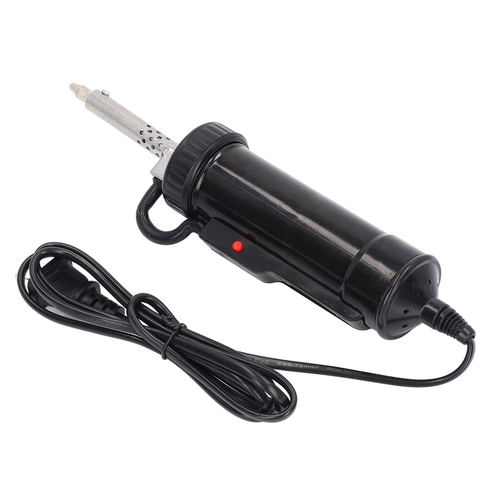 Riousery Automatic Solder Sucker 30W 110V Portable Electric Desoldering Gun Pump Electronic Soldering Iron Pen Repair and Rework Station Tool Kit with 3 Nozzles for Circuit Board Maintenance