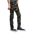 thumbnail image 4 of Victorious Mens Camouflage Skinny Fit Jeans AR169 - KHAKI/CAMO - 28/30, 4 of 6