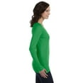 thumbnail image 3 of Anvil Ladies Featherweight Long Sleeve Scoop T-Shirt, Green Apple - XS, 3 of 3