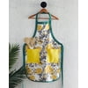 Vintage Floral Apron, Jamaican Yellow by Drew Barrymore Flower Home