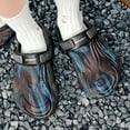 thumbnail image 2 of MGEZCOO Men's Patterned EVA Clogs – Adjustable Strap Water Sandals, Breathable Feather Print Slip-On Shoes for Summer, Beach & Casual Wear, 2 of 8