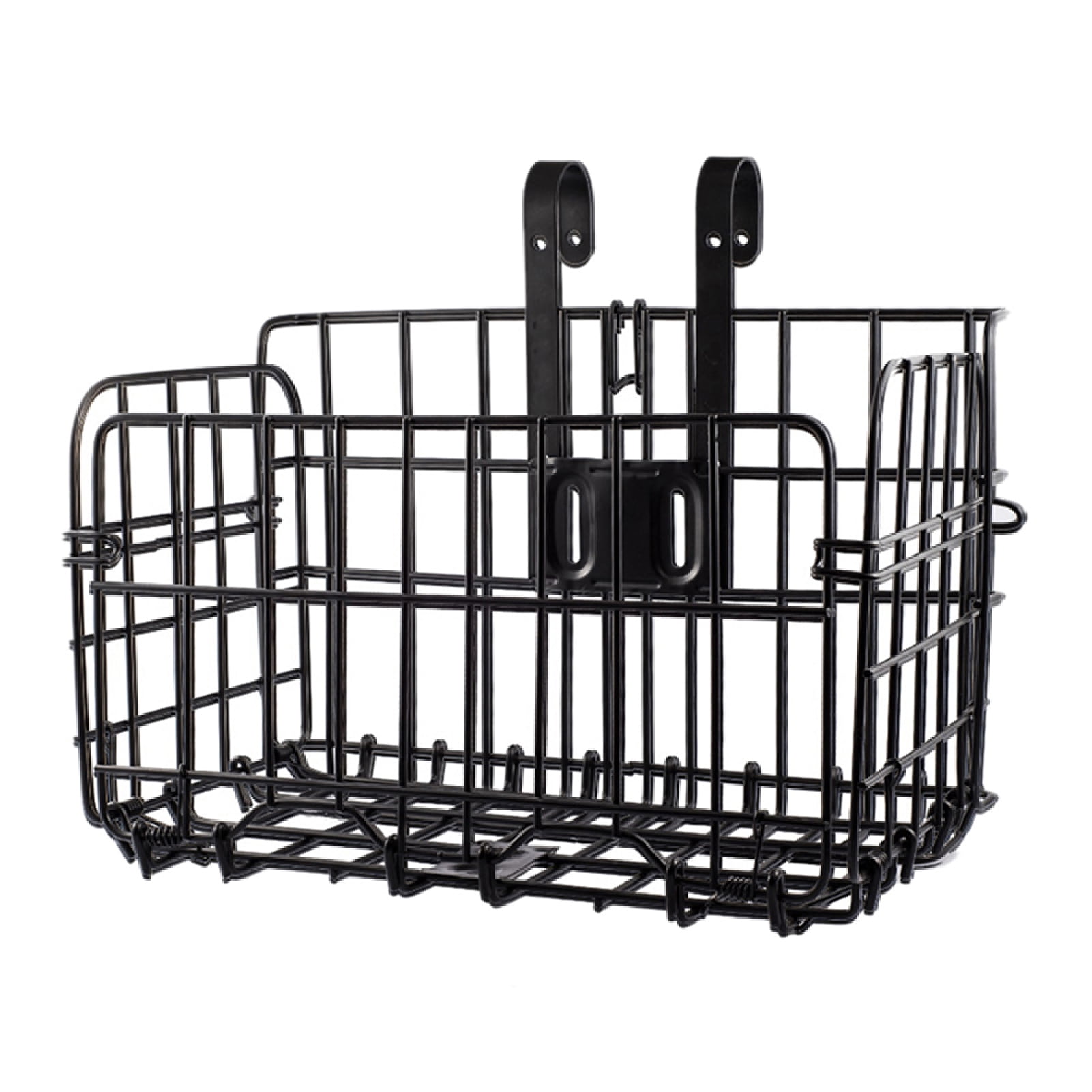 Cheers.US Folding Rear Bike Basket Metal Mesh Fold-Up Detchable Front Bag Rear Hanging Bike Basket Bicycle Bag Cargo Rack for Mountain Bike Accessories Bike Frame Basket
